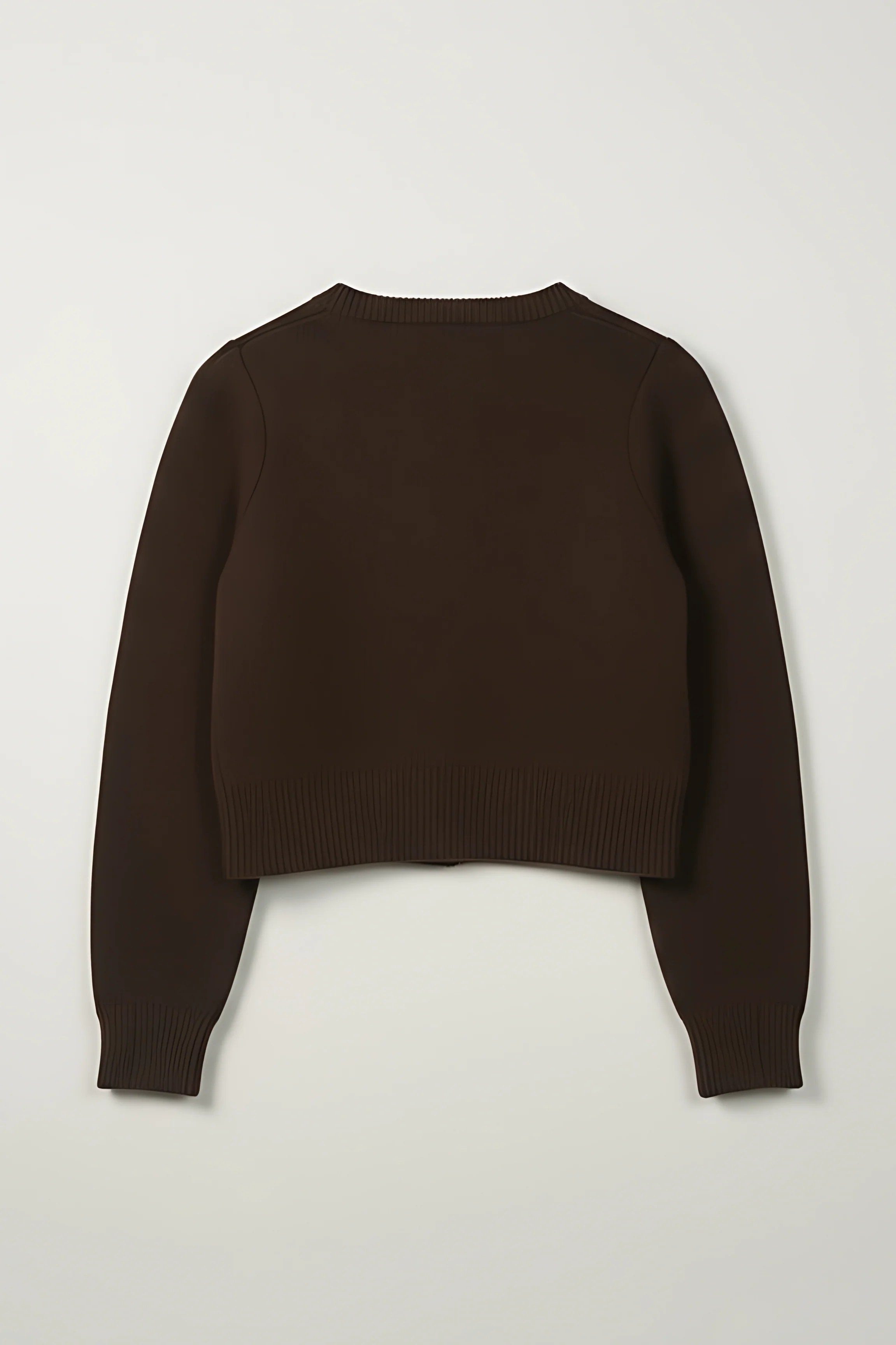 Cocoa Soft Knit Cardigan - Brown - Image 8