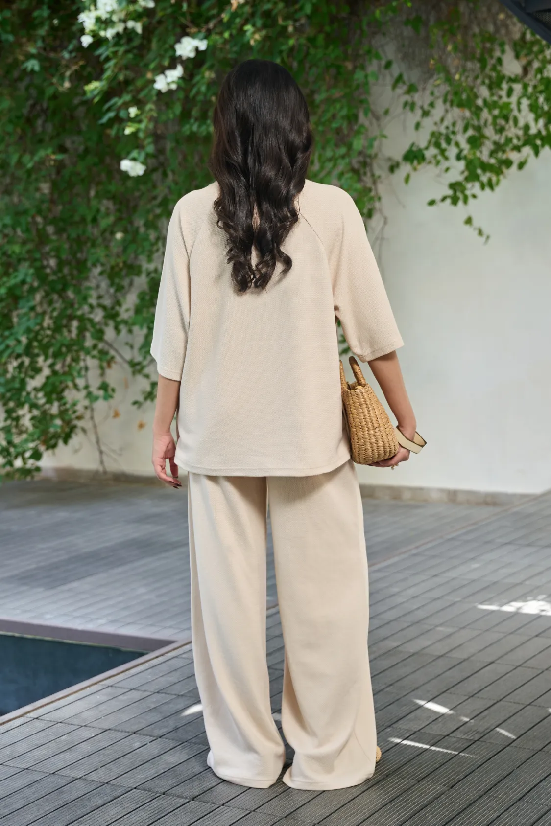 Delilah Co-Ord Set - Cream - Image 5