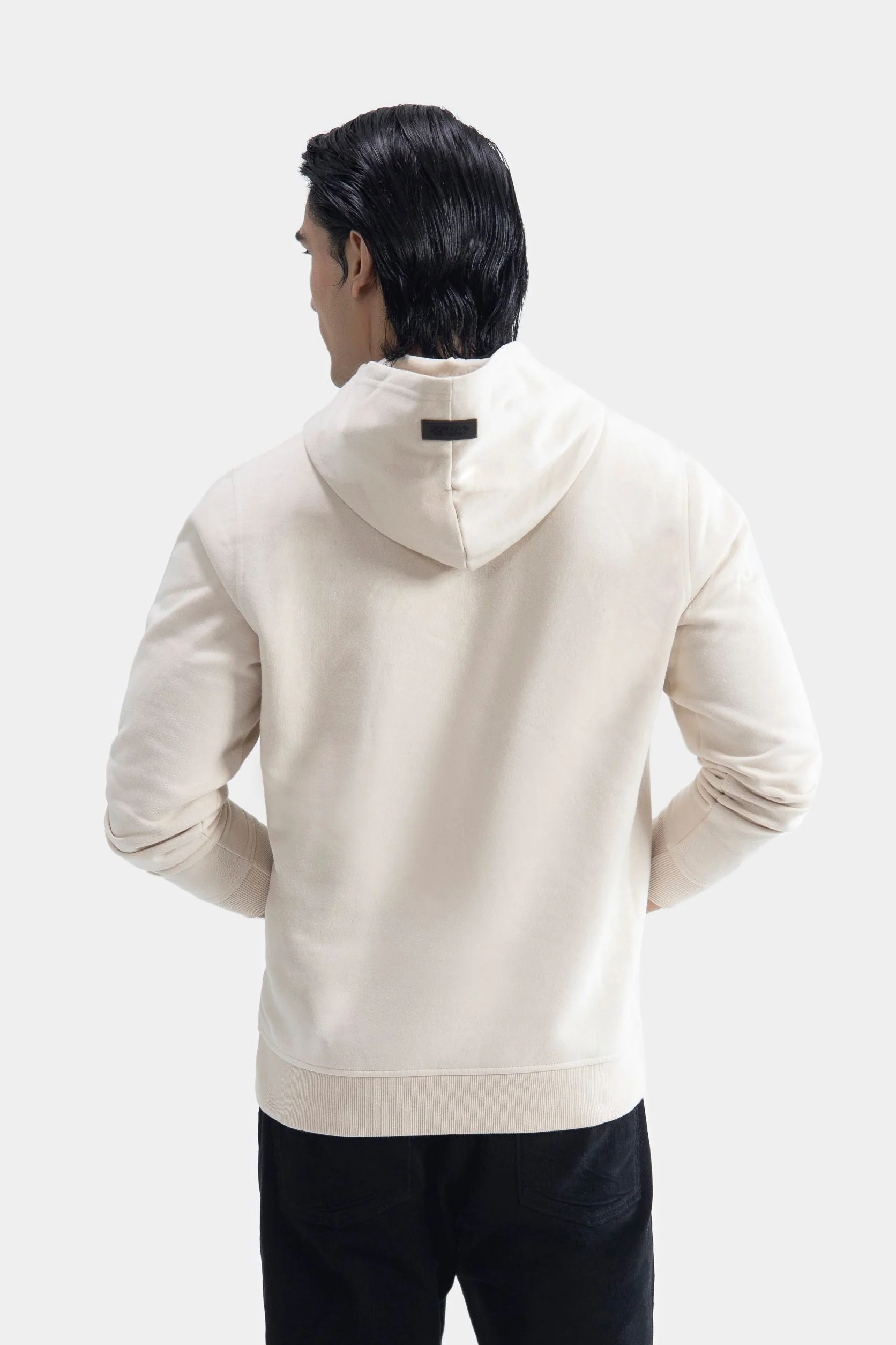 Pullover Hoodie – Beige - Image 5