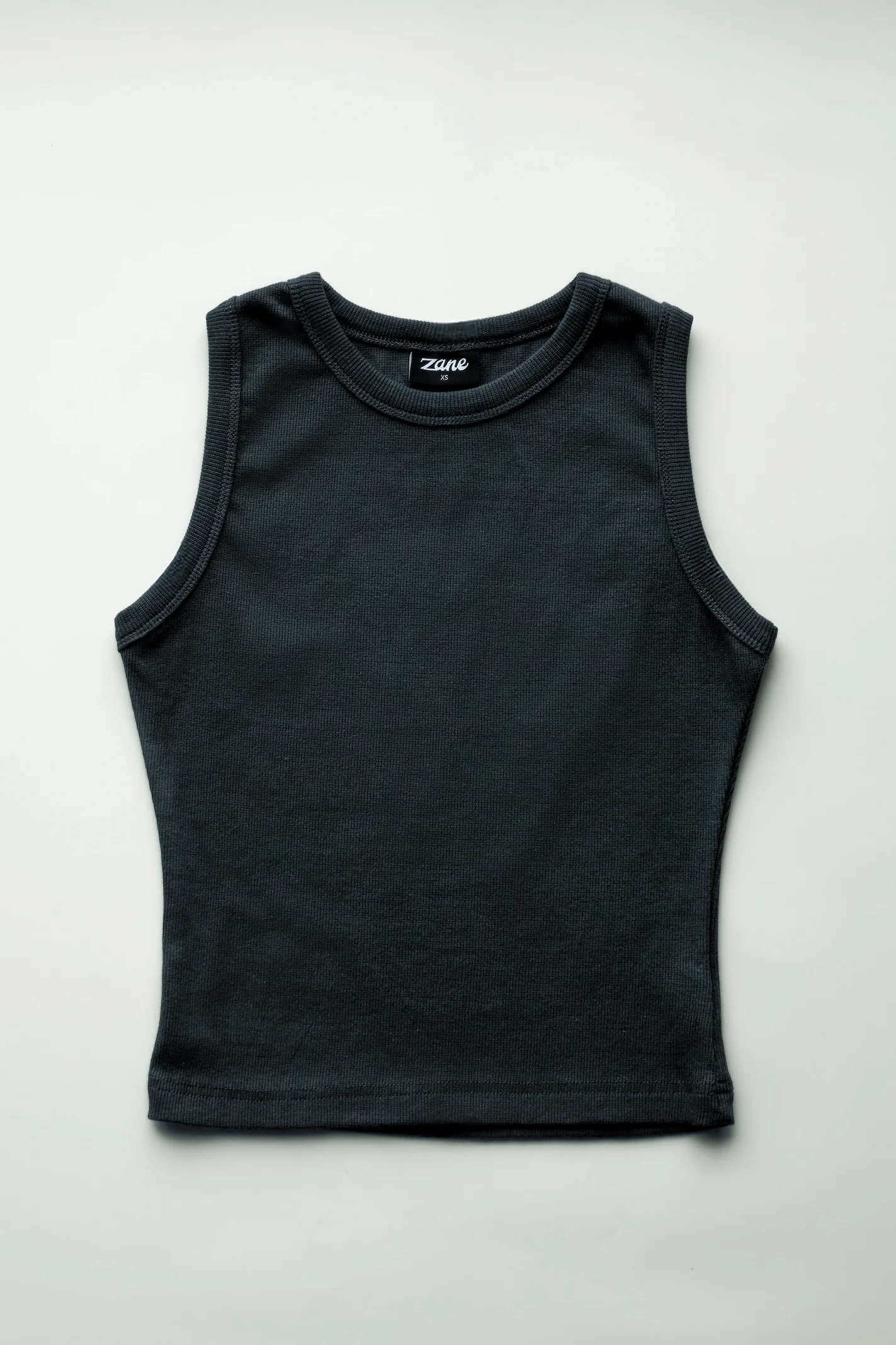 Slim Fit Tank Top - Graphite - Image 4