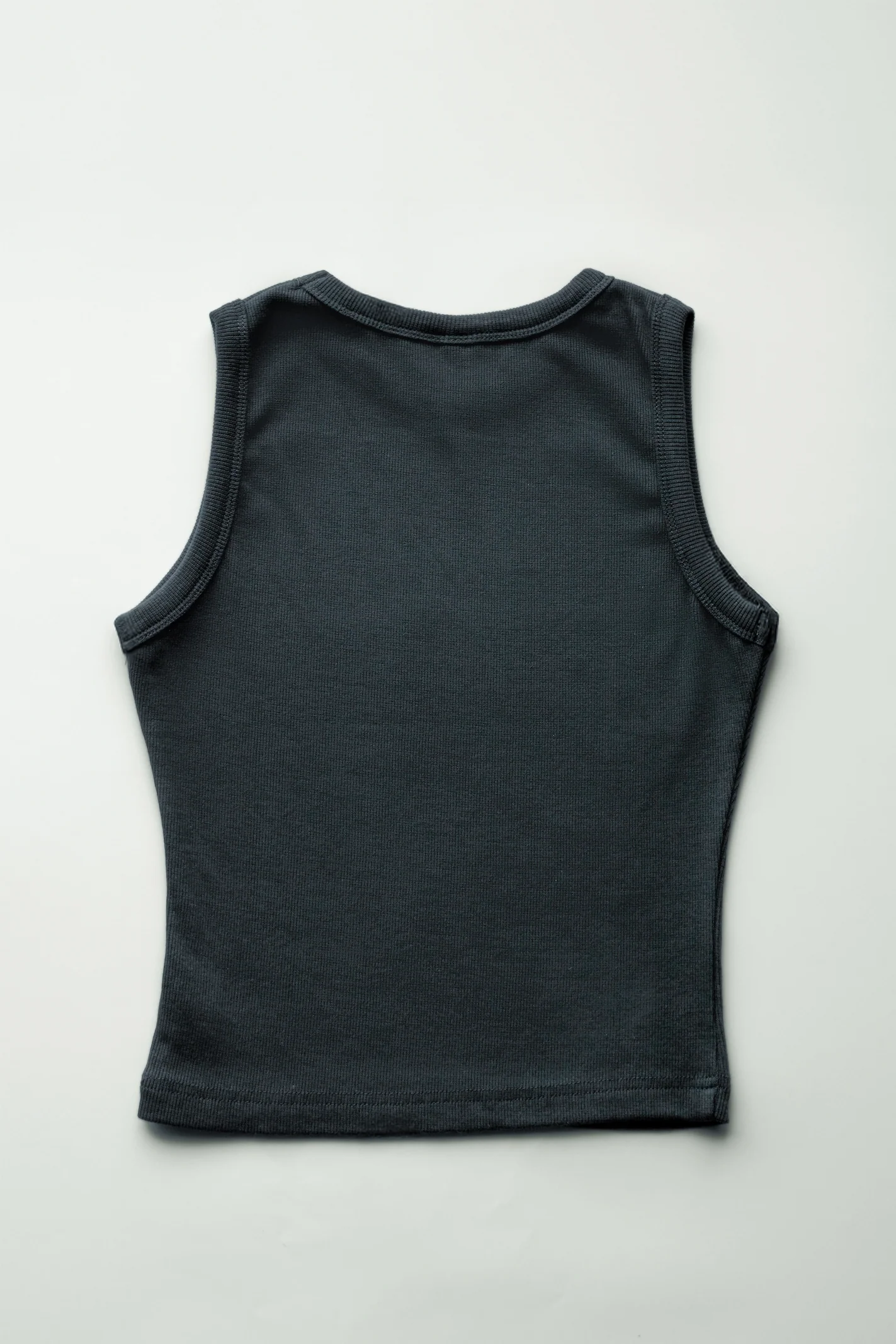 Slim Fit Tank Top - Graphite - Image 6