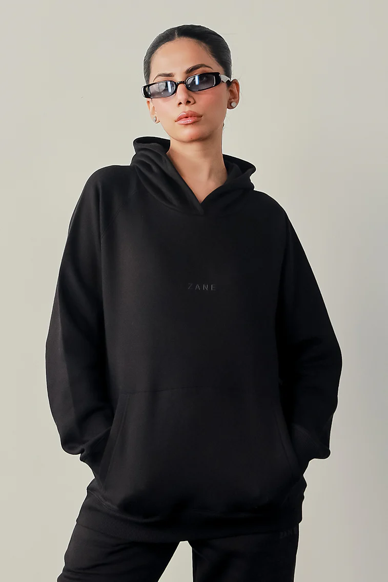 Women Hoodie  - Black