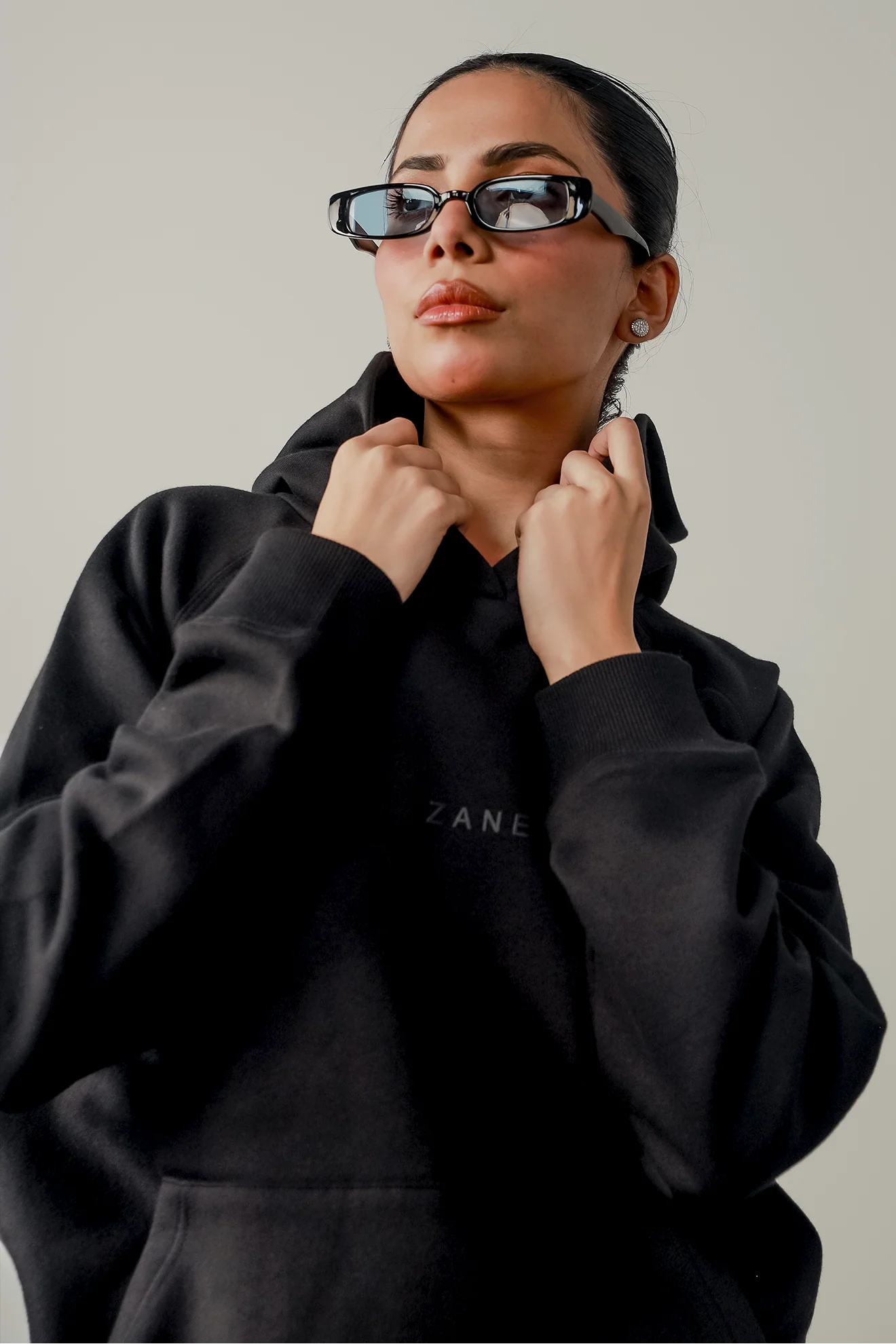 Women Hoodie  - Black - Image 4