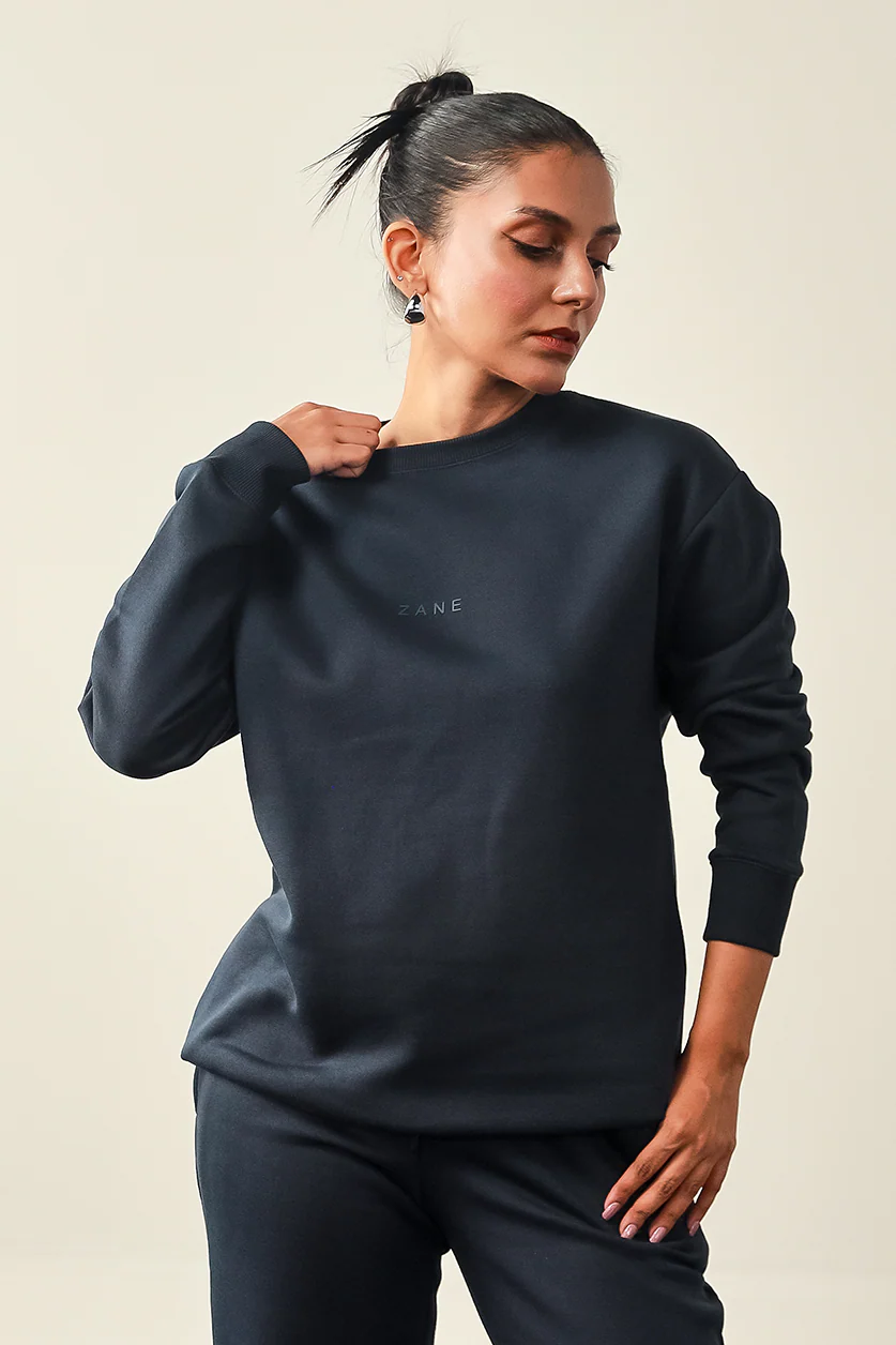 Women Sweatshirt - Navy - Image 3
