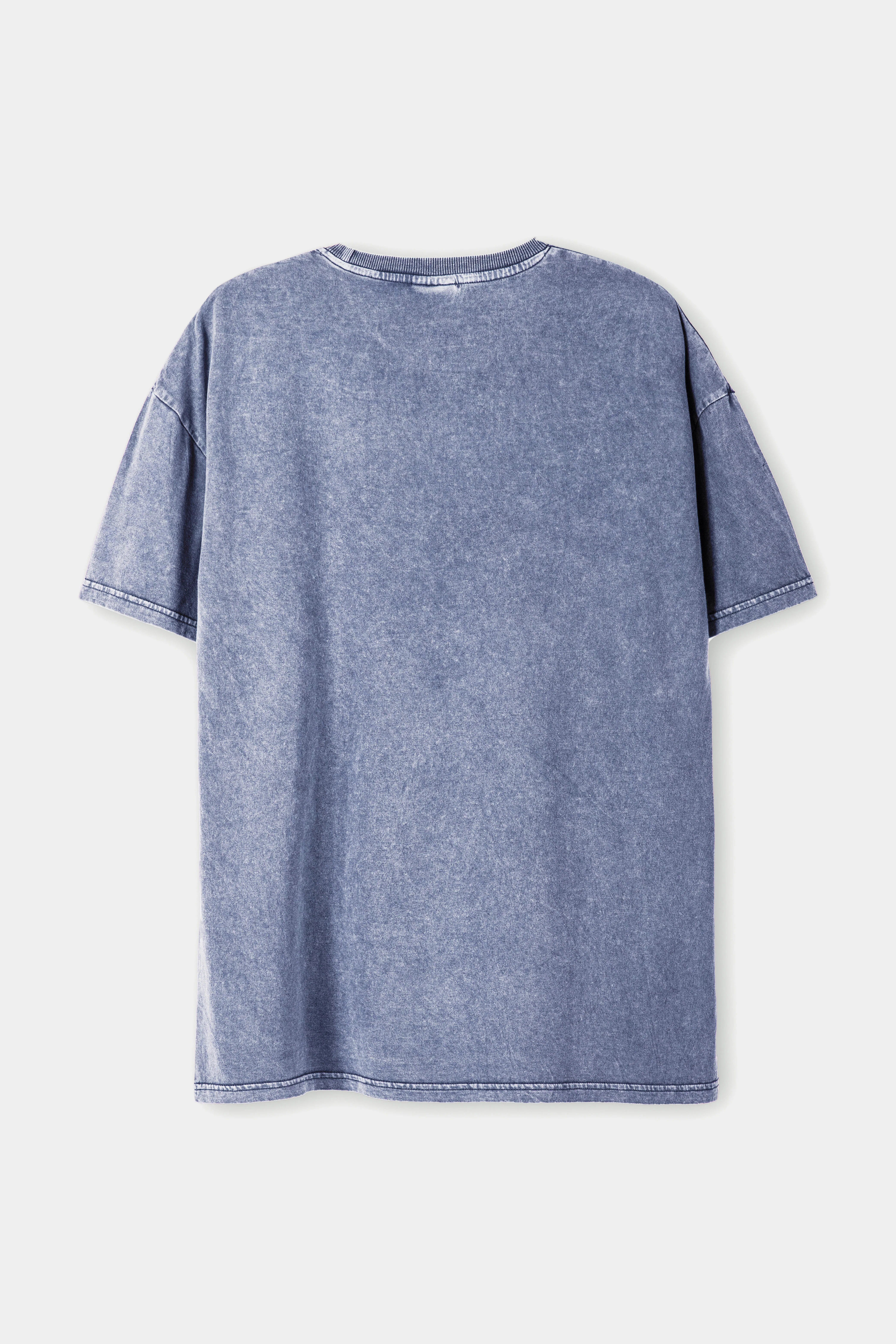 Women Oversized Wash Tee - Indigo - Image 3