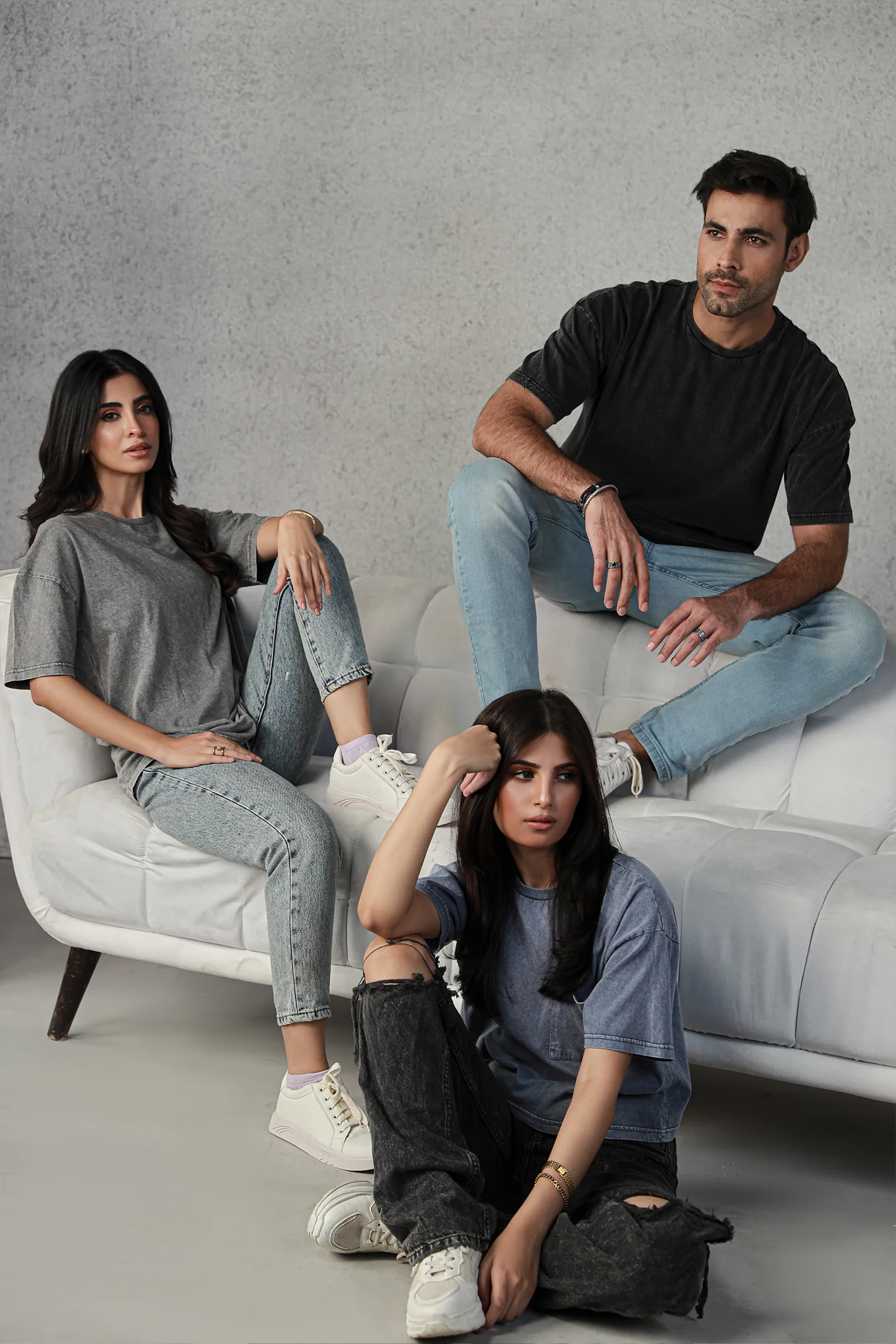 Women Oversized Wash Tee - Indigo - Image 5