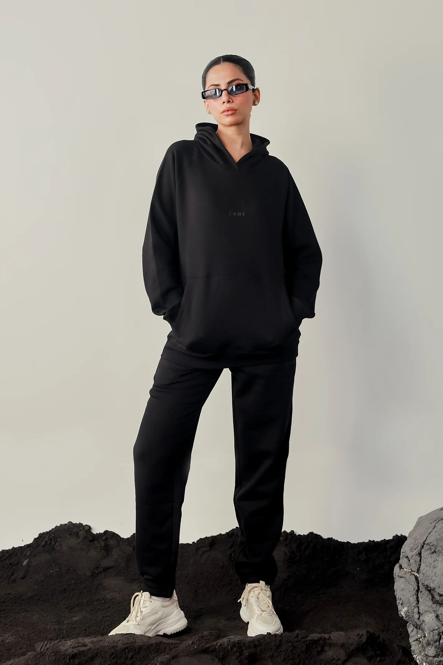Women Sweatpants - Black - Image 2